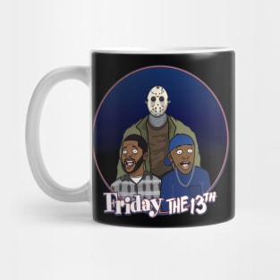 Friday the 13th Crossover Featuring Craig, Smokey, and Jason Mug